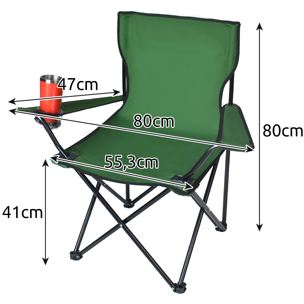 Krzesło Wędkarskie Składane Mocne Fotel Wędkarski do Wędkowania Turystyczne Kod producenta 23676