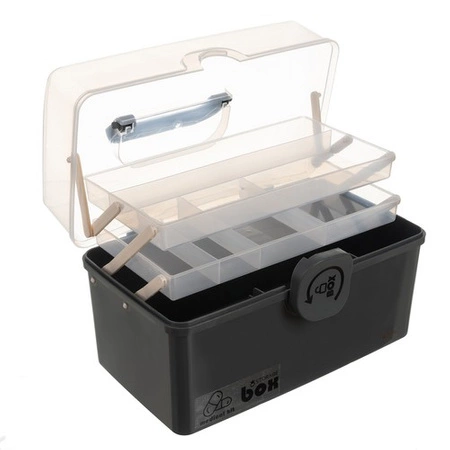 Organizer na Leki Pojemnik Pudełko Kasetka Apteczka Duży na Zamek Skrzynka RUHHY