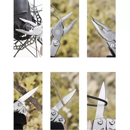 Multitool Survivalovy Narzędzie 13w1 + 11 x Bity TRIZAND