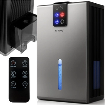 Osuszacz Powietrza Pochłaniacz Wilgoci Higrostat Higrometr Wydajny 1L/24h Ruhhy 26496