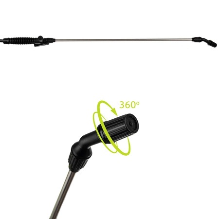 Opryskiwacz Ciśnieniowy Ręczny Ogrodowy Długi Zasięg Lanca + Wąż 170cm 16l Gardlov 25569