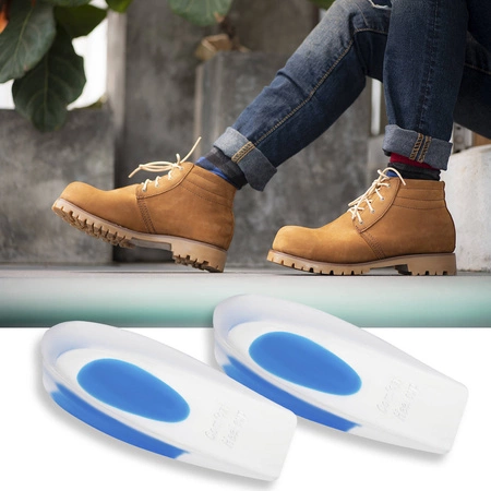 Wkładki do Butów Amortyzujące Podpiętki na Ostrogi 2 szt Komfort Stabilność MALATEC