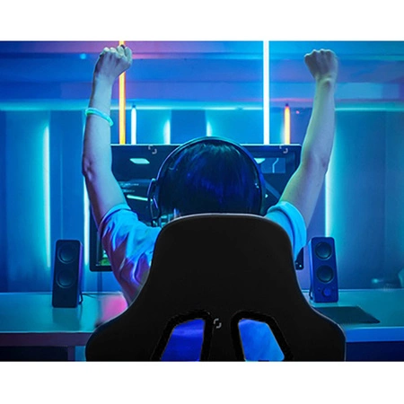 Fotel Gamingowy Obrotowy Biurowy Krzesło dla Gracza Kubełkowy do Biurka DUNMOON