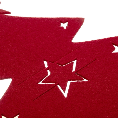 Etui na Sztućce Choinka Pokrowiec 12szt Świąteczne na Święta Stół Podkładka RUHHY