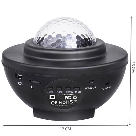 Projektor Gwiazd Lampka Nocna Star LED RGB + Pilot ISO TRADE