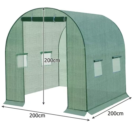 Folia Ogrodnicza Tunelowa Mocna na Tunel Foliowy Szklarnię Ochrona 2x2m 4m GARDLOV