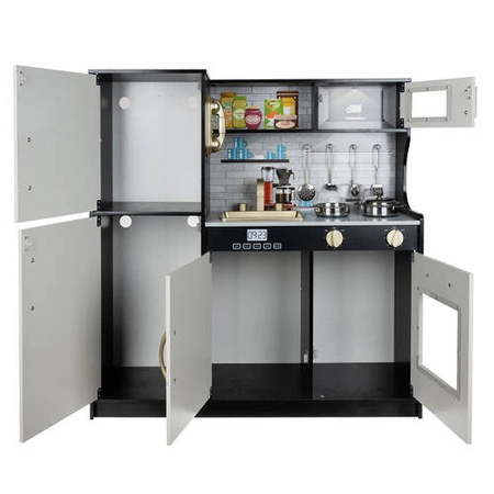 Drewniana Kuchnia dla Dzieci Światło XL Akcesoria KRUZZEL