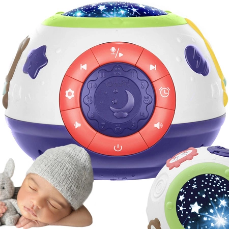 Projektor Gwiazd Lampka Nocna Star LED Melodie ISO TRADE