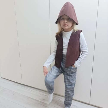 Strój Pastuszek na Jasełka Kamizelka Czapka Kostium Pasterz Baca Pastuch KRUZZEL