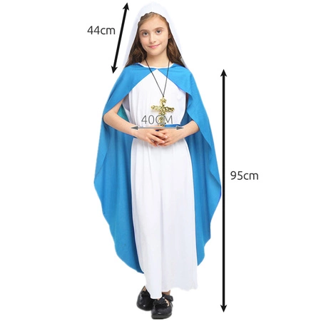 Strój Maryja na Jasełka Kostium Matka Boska Przebranie Maryi Kostium Zestaw KRUZZEL