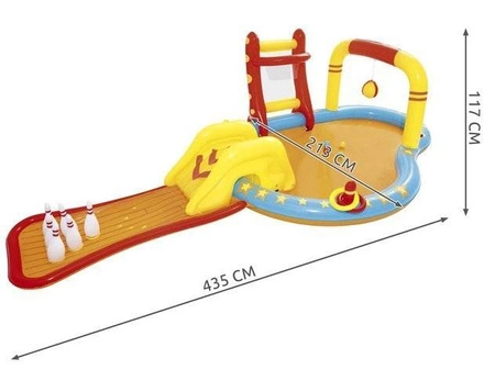 Dmuchany Plac Zabaw Wodny Brodzik Basen Bestway