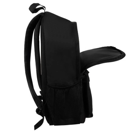 Plecak Szkolny Czarny Młodzieżowy + Worek Pojemny 22l Gamingowy dla Gracza KRUZZEL