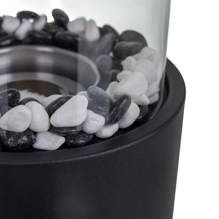 Biokominek Wolnostojący do Domu Bezdymny Bio Kominek na Bioetanol + Kamyki Kaminer 26300