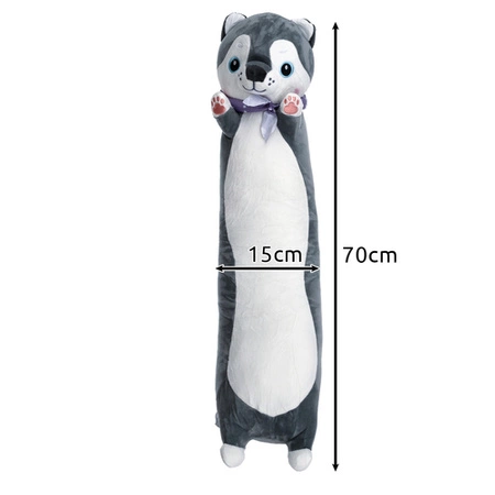 Maskotka Pluszak Poduszka Długi Miś Zabawka Przytulanka 70 cm dla Dzieci 0+ KRUZZEL