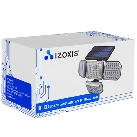 Lampa Solarna LED Czujnik Ruchu Zmierzchu + Pilot IZOXIS