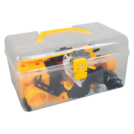 Kreatywny Zestaw Konstrukcyjny ISO TRADE Klocki 3D dla Dzieci Pojazdy 100el