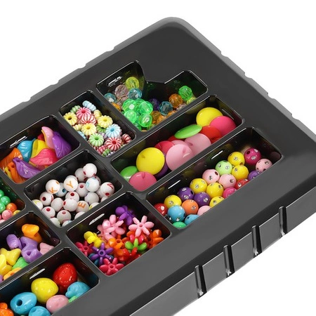 Zestaw do Robienia Bransoletek Biżuterii Naszyjników Koraliki Koralików DIY ISO TRADE