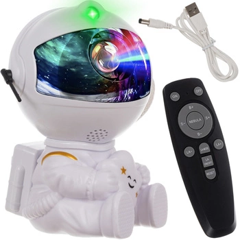 Projektor Gwiazd Nieba Astronauta Lampka Nocna LED Pilot Kosmos IZOXIS