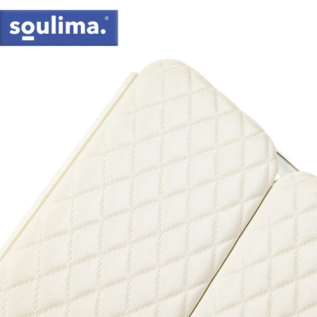 Lusterko Kosmetyczne do Makijażu Podświetlane LED Powiększające Rozkładane Soulima 26952