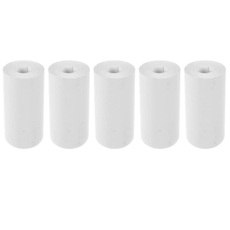 Papier Rolki do Drukarki Termicznej Wkłady Zapas x 5 Mini Rolek Termiczny IZOXIS