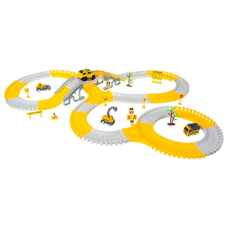 Tor Samochodowy Wyścigowy Iso Trade Plac Budowy Zestaw Konstrukcyjny 3+