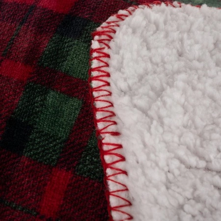 Koc Narzuta Pled na Łóżko Bardzo Gruby Miękki Ciepły Dwuosobowy 160x200 cm RUHHY