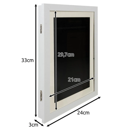 Ramka Artystyczna na Obrazki Dzieci Otwierana A4 Zdjęcia Rysunki Pojemnik KRUZZEL