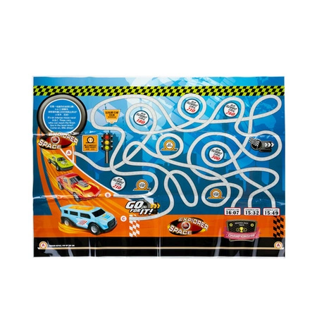 Ciężarówka TIR Laweta Iso Trade zestaw z wyrzutnią i 6 autkami dla dzieci 26303