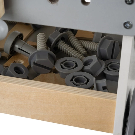 Warsztat dla Dzieci Zestaw Majsterkowicza Drewniany Narzędzia z Narzędziami KRUZZEL