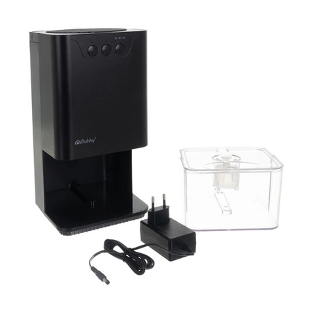 Osuszacz Powietrza Pochłaniacz Wilgoci Cichy Podświetlenie LED + Timer 1,4L czarny Ruhhy 26494