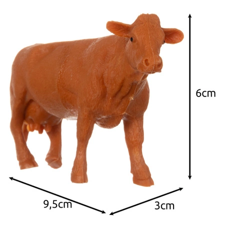 Zwierzęta Zabawki Figurki Farma Zwierzątka Domowe Inwentarz x 12 dla Dzieci KRUZZEL