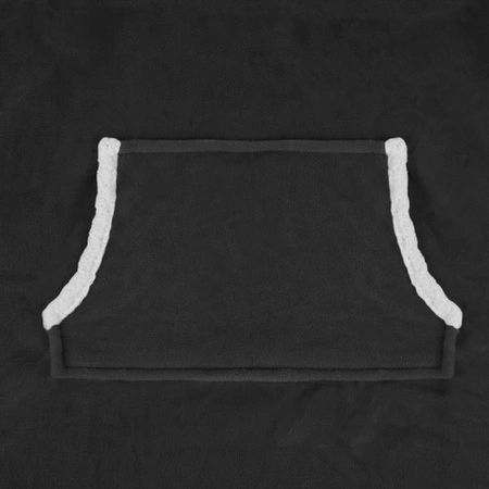 Koc Bluza Oversize Ciepła Gruba Kocobluza 2w1 XXL Futrzak z Kapturem Długa RUHHY