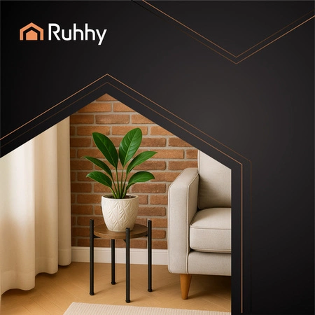 Kwietnik Stojący Stojak na Kwiaty Kwiatki Rośliny Metalowy Loft Regał Półka RUHHY 26049