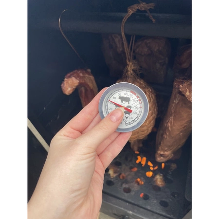 Termometr do Mięsa Kuchenny do Wędzarni Wędlin z Sondą Gotowania Wędzenia RUHHY