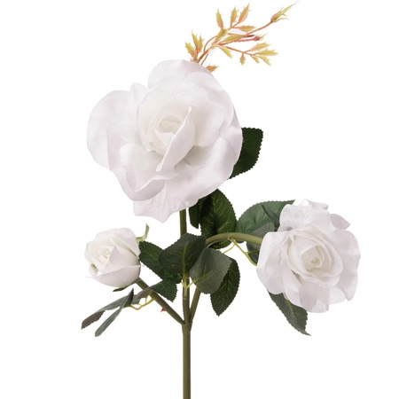 Lampa Solarna Róża Wbijana LED Ogrodowa Świecąca 3 Sztuczne Kwiaty Solarne GARDLOV 25282