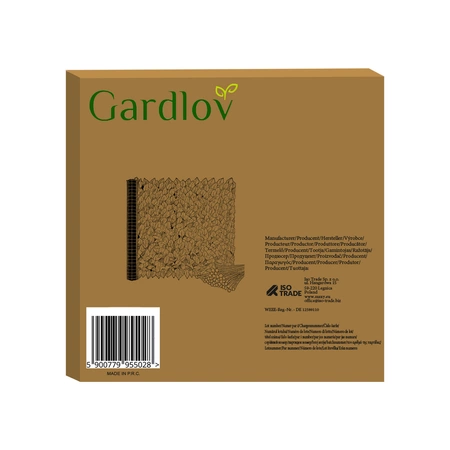 Sztuczny Żywopłot Bluszcz na Ogrodzenie Balkon Ścianę Panele Siatka 3 x 1 m Gardlov 25343