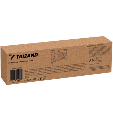 Bramka Piłkarska Duża do Piłki Nożnej Treningowa dla Dzieci XL 120x80x40cm TRIZAND