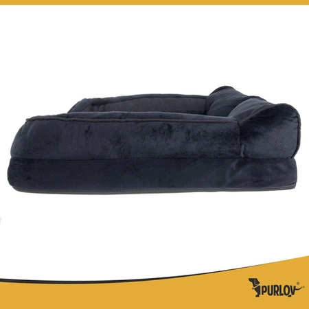 Legowisko Ortopedyczne Purlov S dla Psa i Kota 65x55 cm Pianka, Pokrowiec