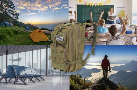 Plecak Taktyczny Wojskowy Militarny Survival 38l z TRIZAND