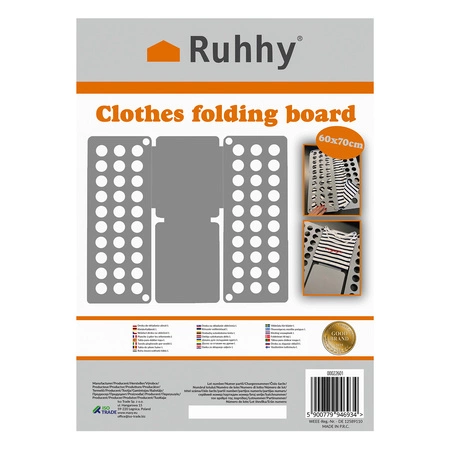 Deska do Składania Ubrań Koszulek Bluz Koszul Składak 60x70 Praska Duża RUHHY