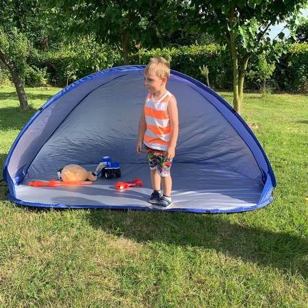 Namiot Plażowy Parawan Samorozkładający Duży Ogrodowy XL na Plażę 190x120cm TRIZAND