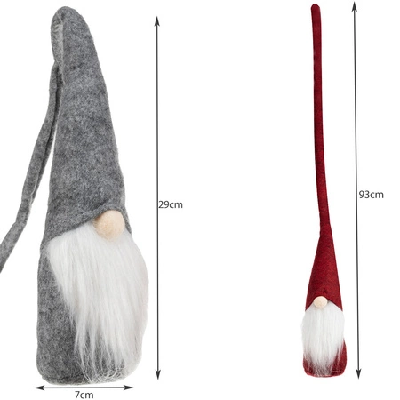 Skrzat Krasnal Gnom Stojący Prezent na Święta 93cm RUHHY