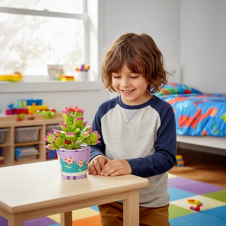 Klocki Konstrukcyjne ISO TRADE Kreatywny Zestaw 3D dla Dzieci Kwiat 172el