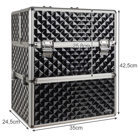 Kuferek Kosmetyczny na Lampę Walizka Lakiery Kosmetyki XL Duży Kufer 3D SOULIMA