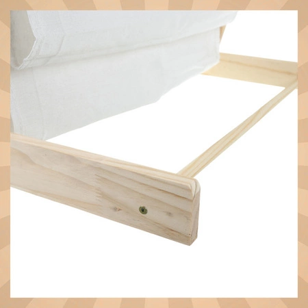 Regał Drewniany KRUZZEL 6 Półek Kieszonki na Książki dla Dzieci PREZENT