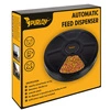 Automatyczny czarny podajnik karmy marki PURLOV