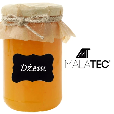 Etykiety Naklejki na Przyprawy Słoiki 24 szt MALATEC