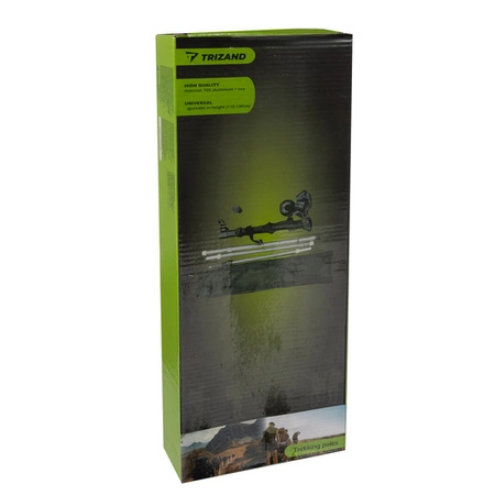 Kije do Nordic Walking 2 Kijki Trekkingowe do Chodzenia Regulowane Składane TRIZAND