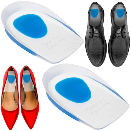 Wkładki do Butów Amortyzujące Podpiętki na Ostrogi 2 szt Komfort Stabilność MALATEC