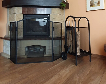 Parawan Kominkowy do Kominka Osłona XXL 118x76cm